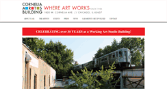 Desktop Screenshot of corneliaartsbuilding.com